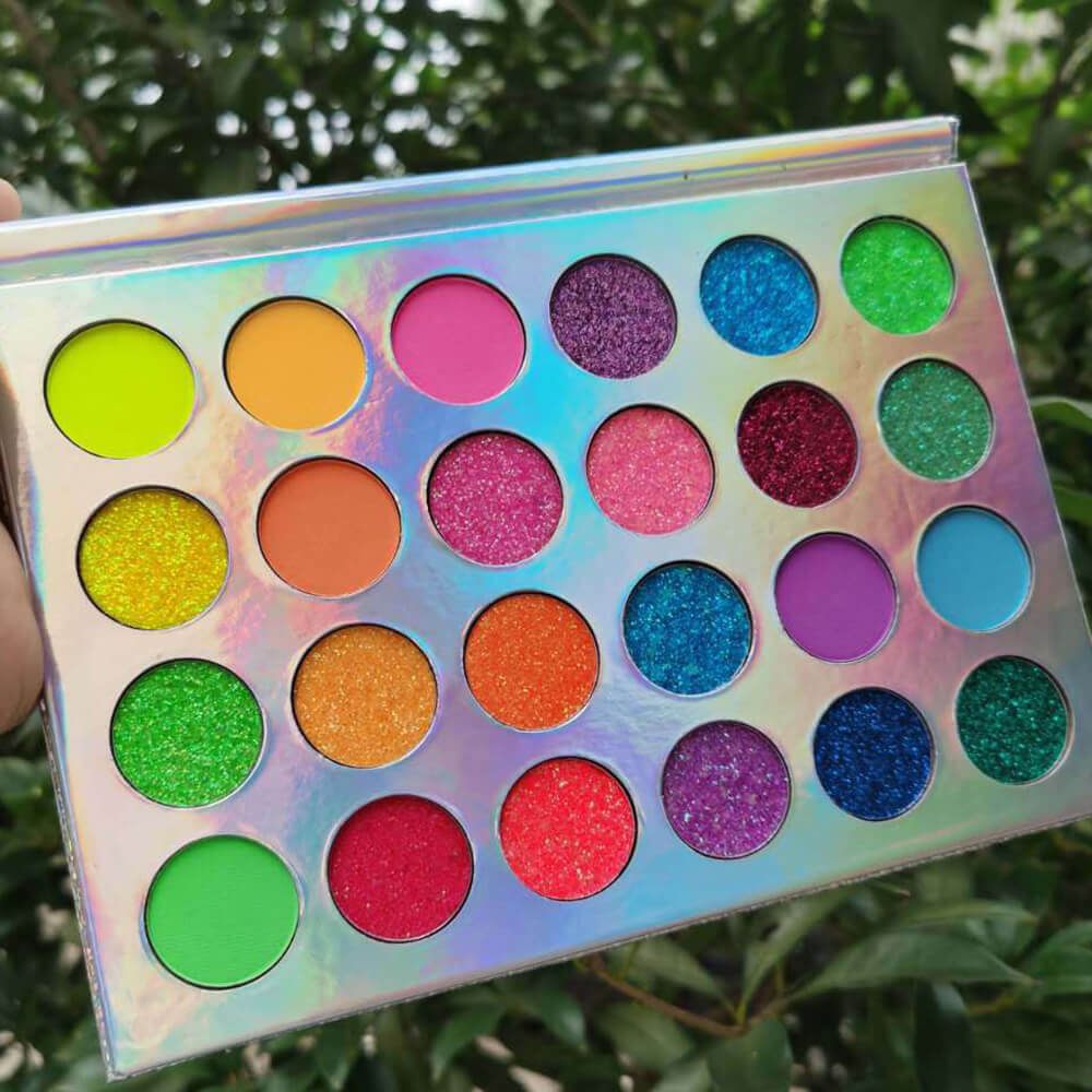 24 color eyeshadow palette light luminous waterproof no logo