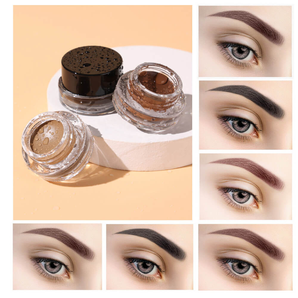 Gel para cejas de 10 colores a prueba de agua pigmentado