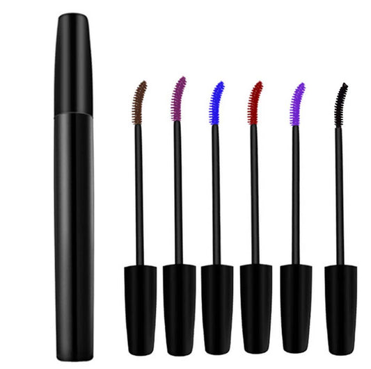 6 color mascara 3D curl full volume lengthening waterproof private label