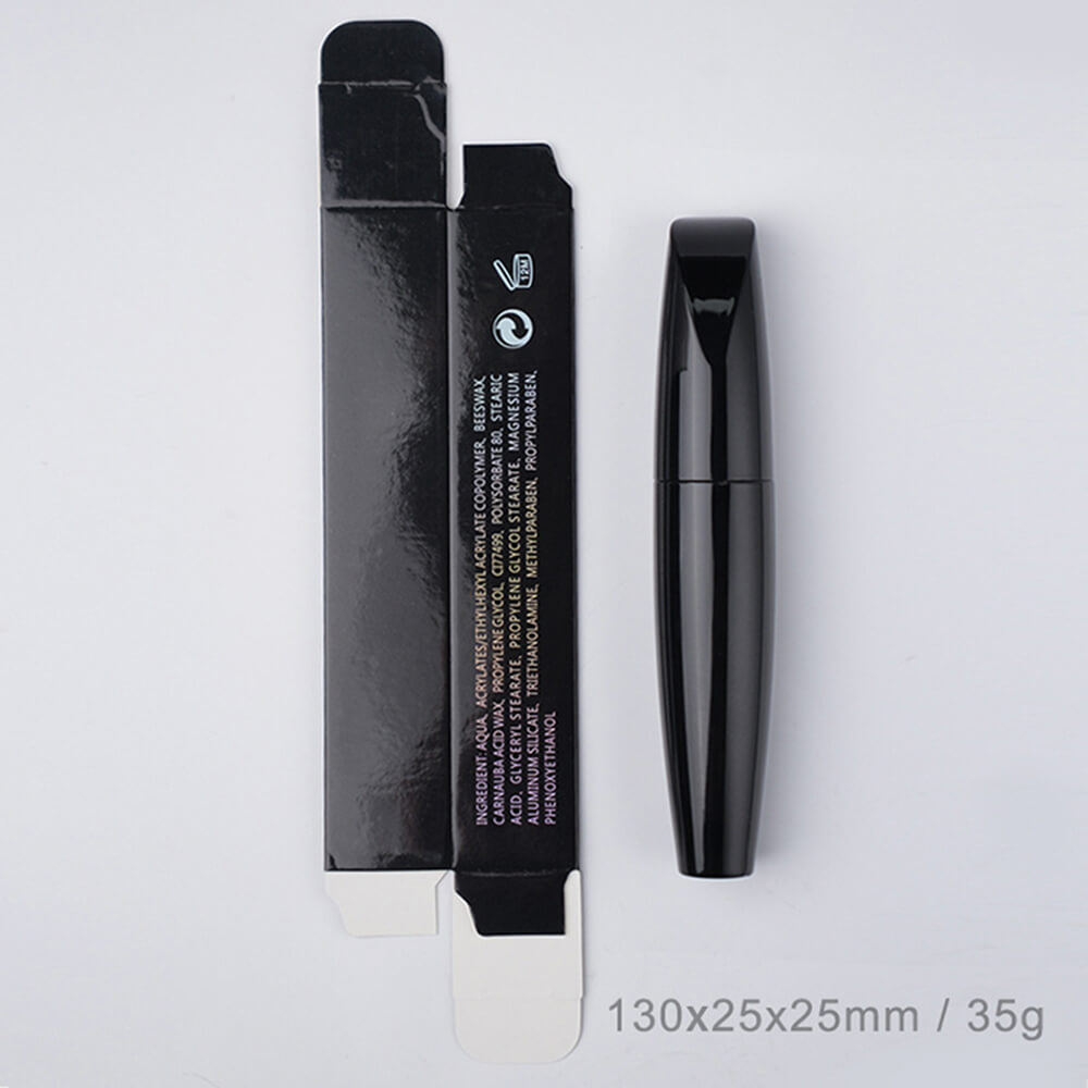 4D black mascara fiber stretch thick volume non-smudge curly