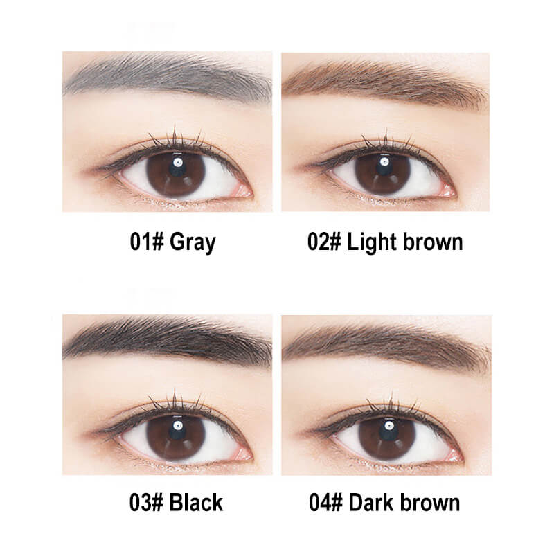 4 color eyebrow tint brow gel tattoo peel-off long lasting waterproof