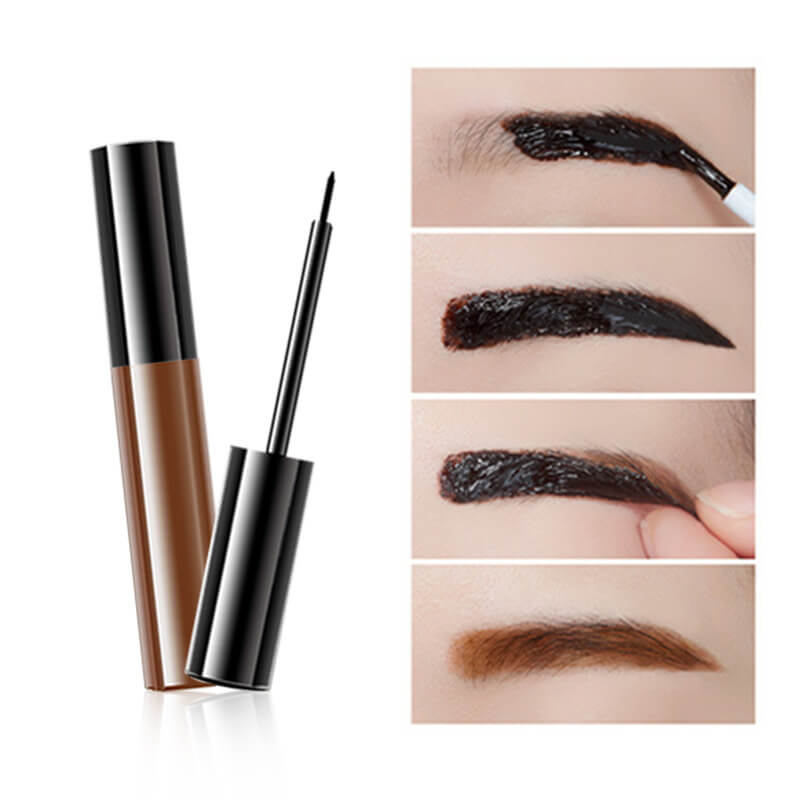 4 color eyebrow tint brow gel tattoo peel-off long lasting waterproof