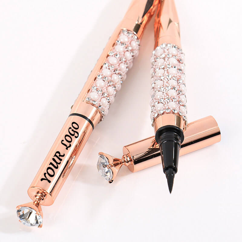 Black liquid eyeliner diamond eye line quick-dry waterproof