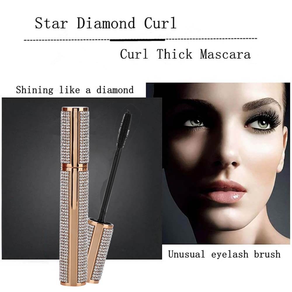 4D mascara full volume waterproof fiber lengthen diamond