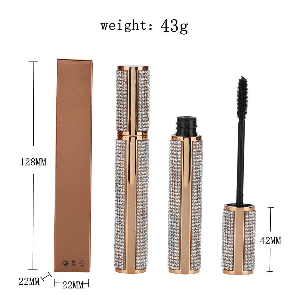 4D mascara full volume waterproof fiber lengthen long lasting diamond tube