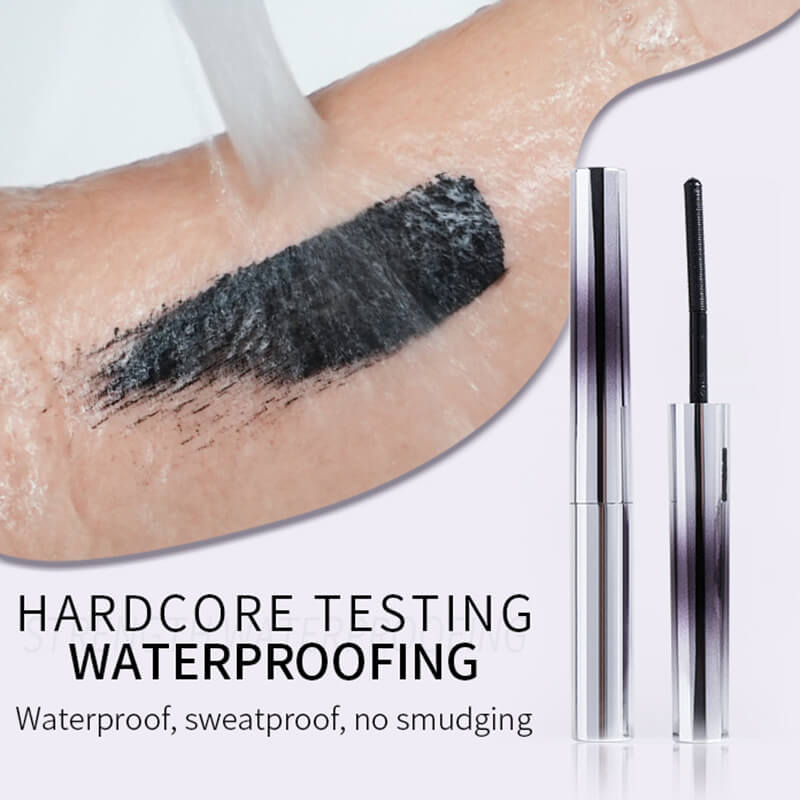 3 color mascara waterproof fiber thick lengthening curling long lasting
