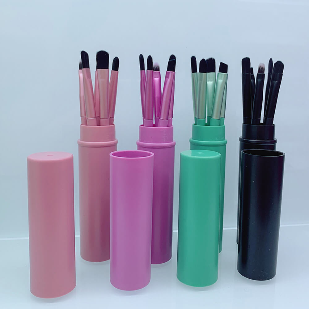 5 color small makeup brush set soft portable