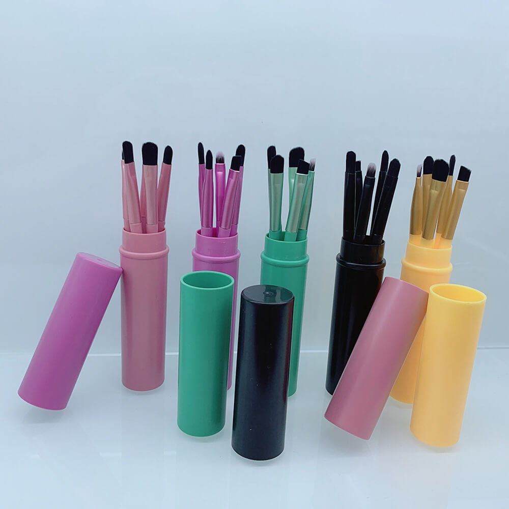 5 color small makeup brush set soft portable