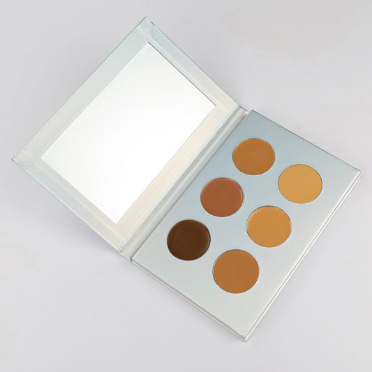 6 color concealer palette flawless full coverage dark color
