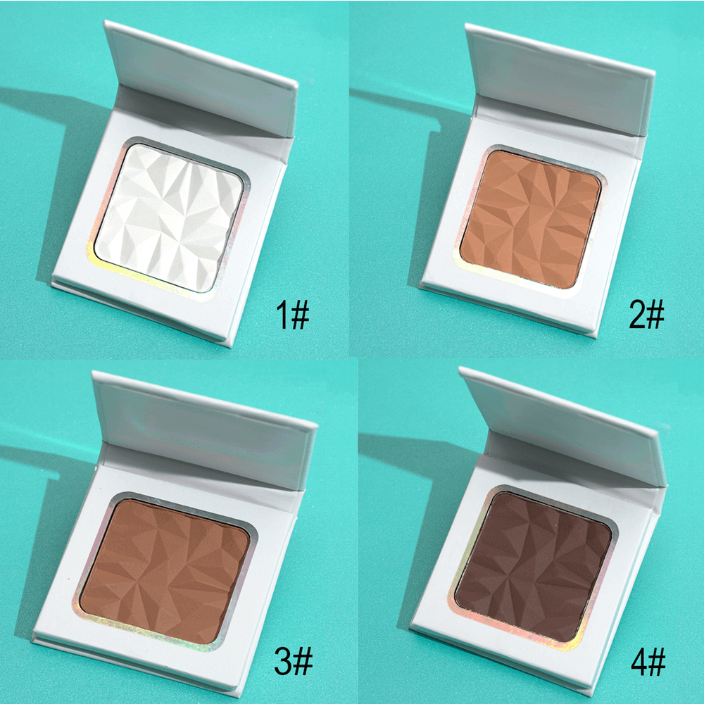 4 color contour powder matte shape high pigmented