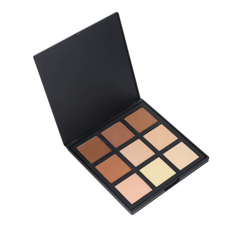 9 color contour palette pressed powder bronzer natural