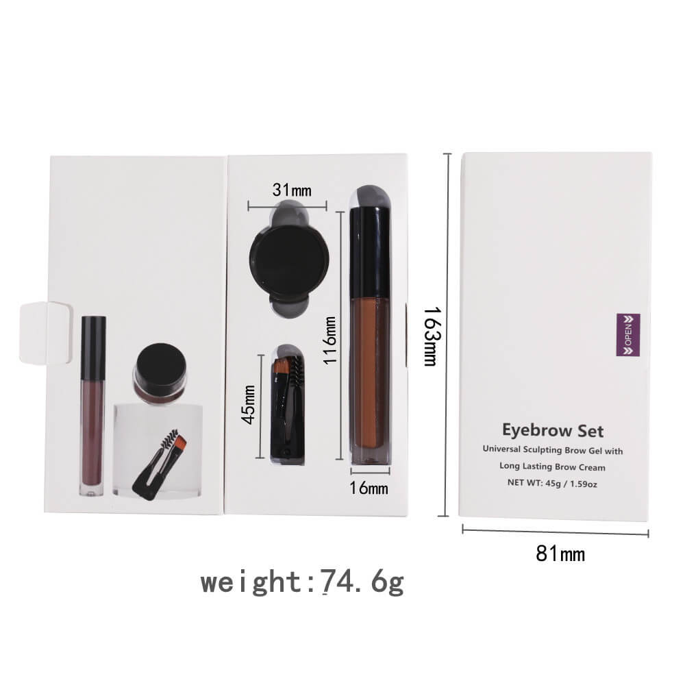 5 color eyebrow kit eyebrow gel brow cream sculpting long lasting