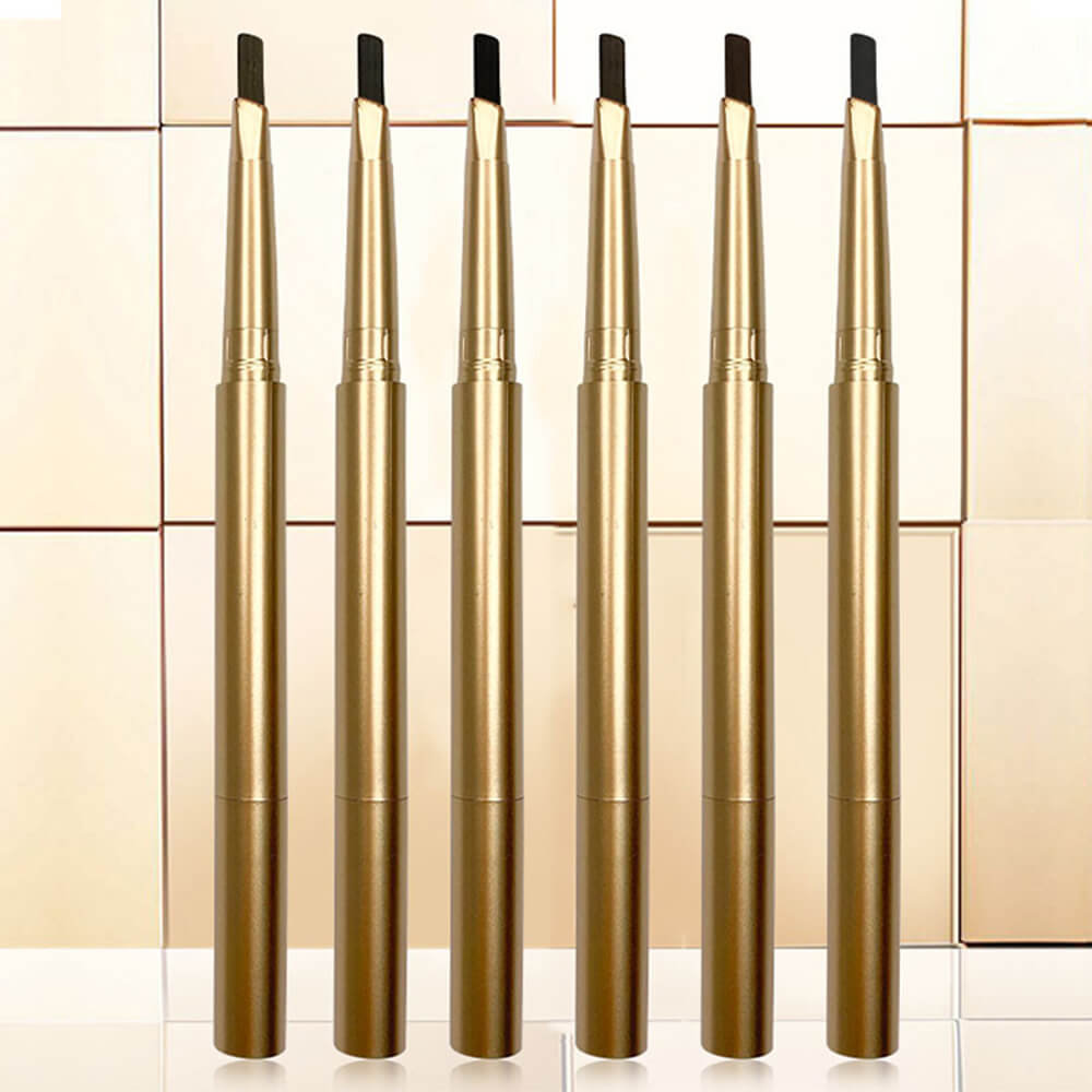 6 color eyebrow pencil waterproof high pigmented natural gold