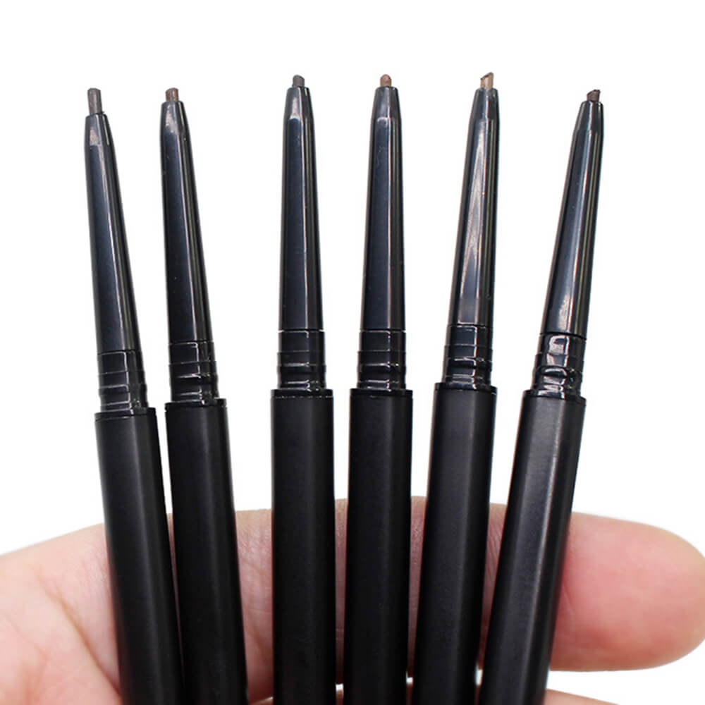 6 color eyebrow pencil ultra-fine waterproof high pigmented