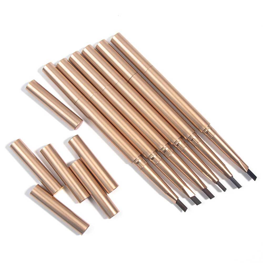 6 color eyebrow pencil waterproof high pigmented natural gold