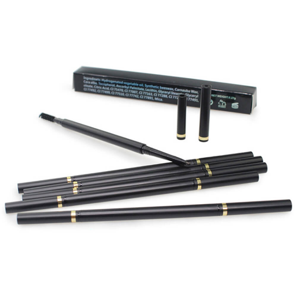 6 color eyebrow pencil ultra-fine waterproof high pigmented