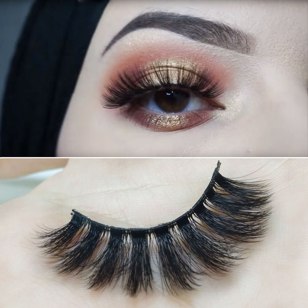 3D silk eyelash false lash set mink hair natural reusable long wear