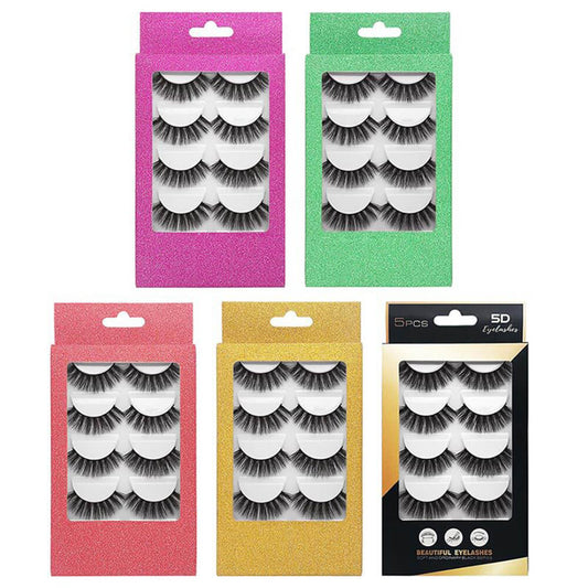 3D silk eyelash false lash set mink hair natural reusable long wear