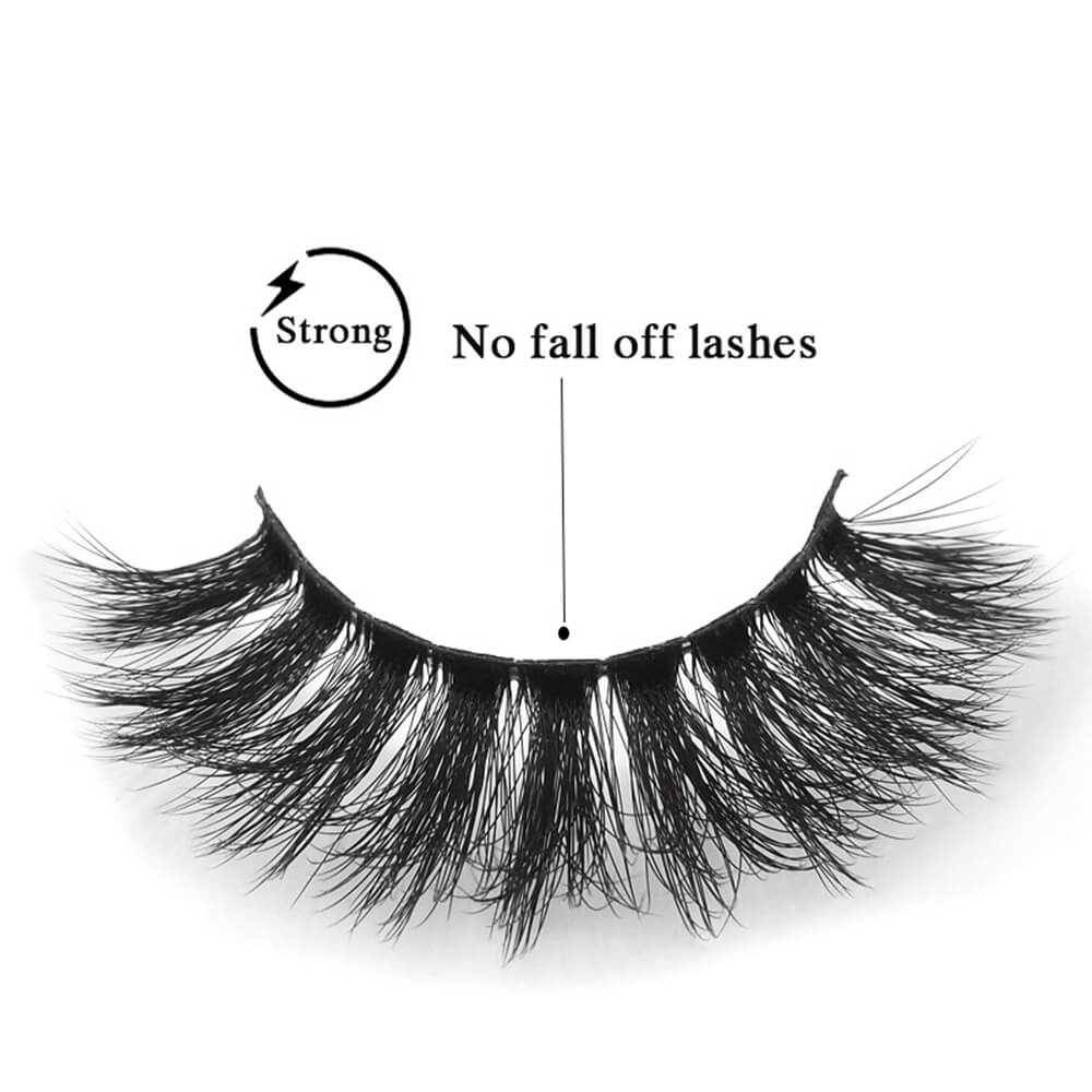 3D silk eyelash false lash set mink hair natural reusable long wear
