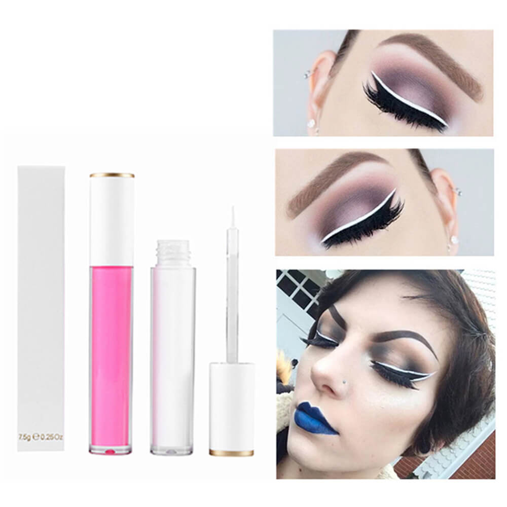 12 color neon liquid eyeliner waterproof quick-dry high pigmented