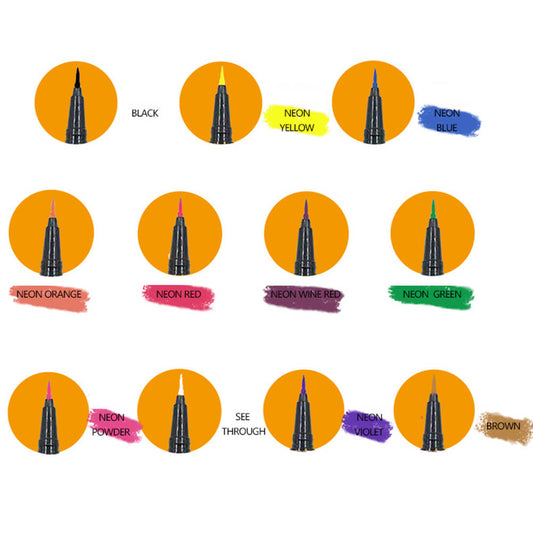 42 style liquid eyeliner self-adhesive eyelash glue pencil waterproof