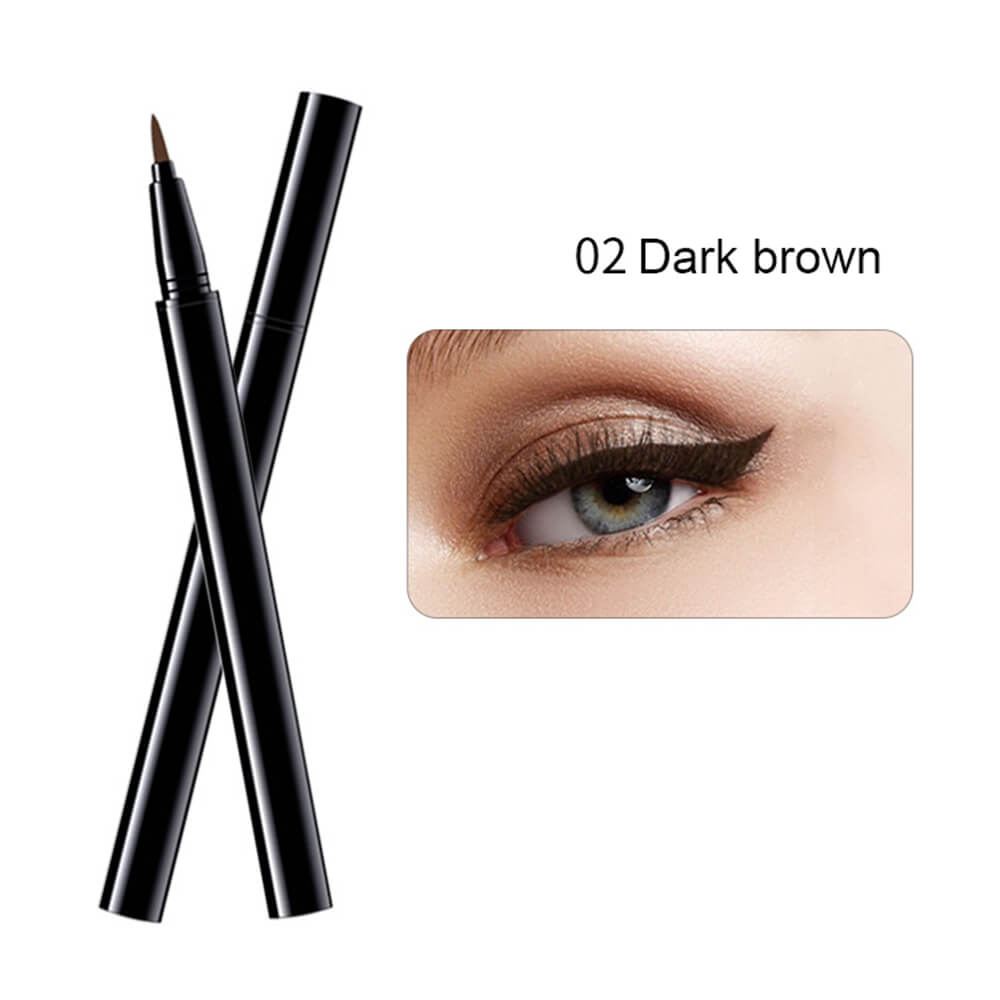 2 color liquid eyeliner magnetic black eye line waterproof