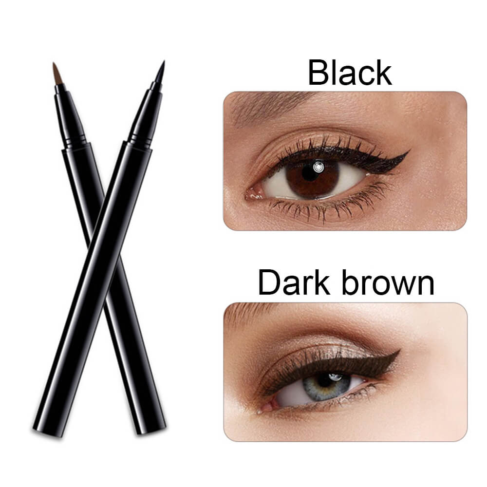2 color liquid eyeliner magnetic black eye line waterproof