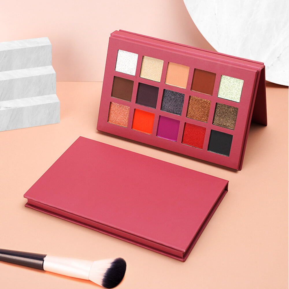 15 color eyeshadow palette waterproof high pigmented vegan