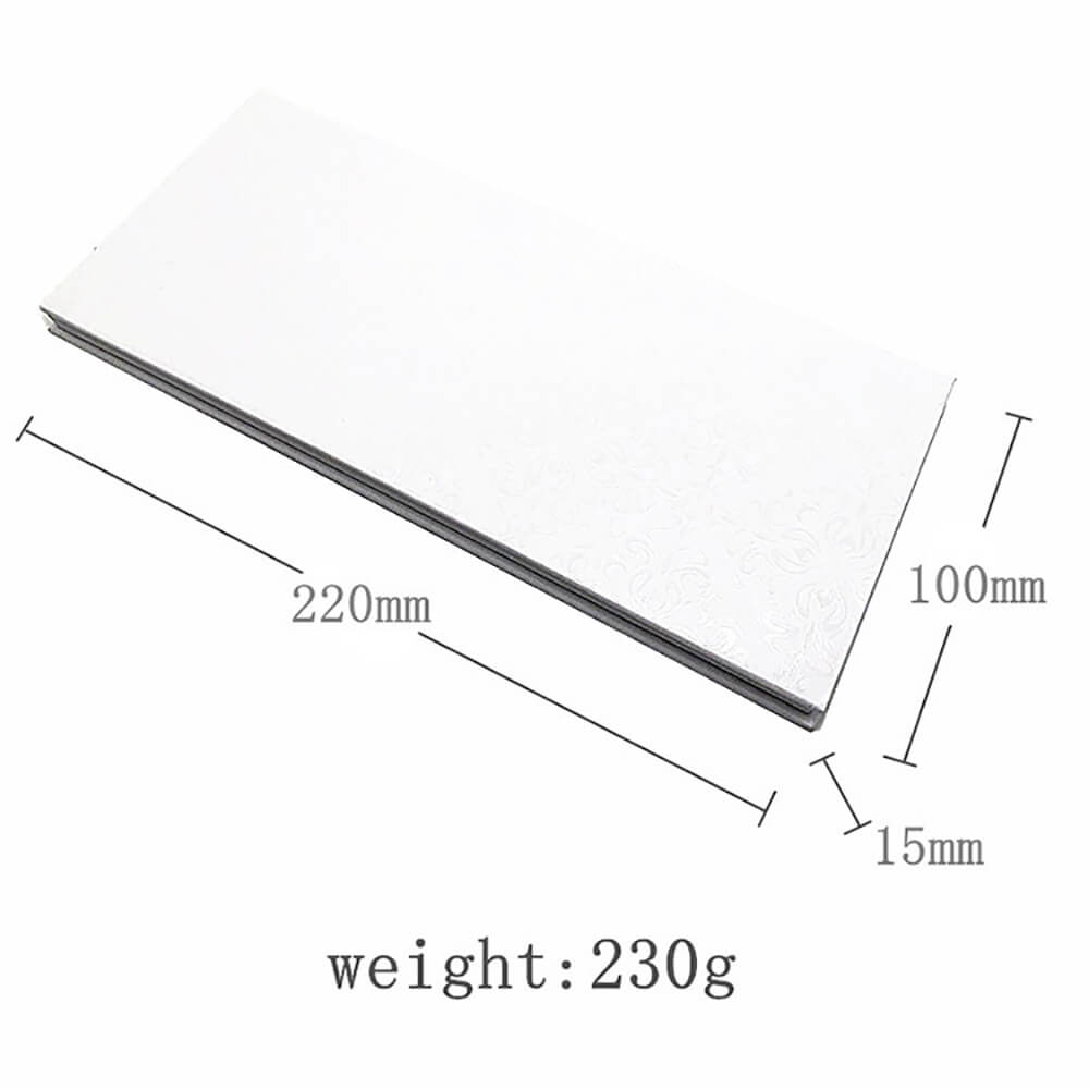 10 Color White Eyeshadow Palette Matte Glitter High Pigmented Vegan