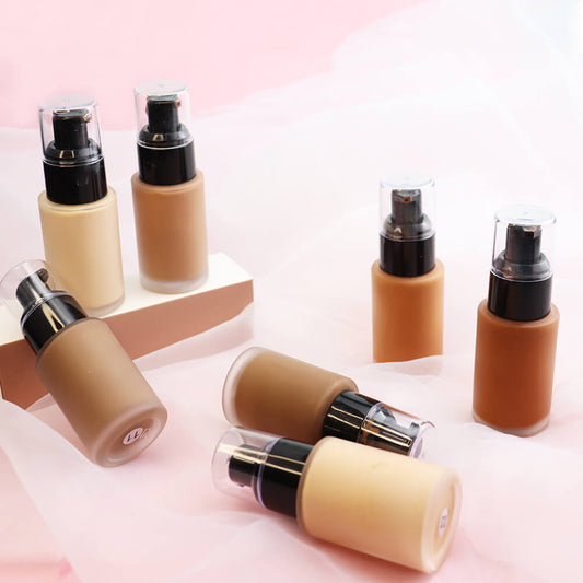 12 color foundation waterproof full coverage dark color