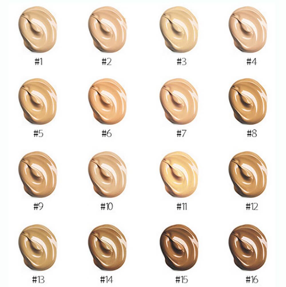 16 color liquid foundation matte full coverage long lasting