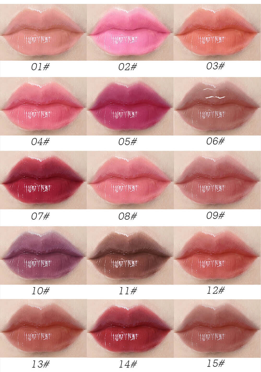 39 color lip gloss nude lip glaze long lasting high pigmented vegan (color 34-39)