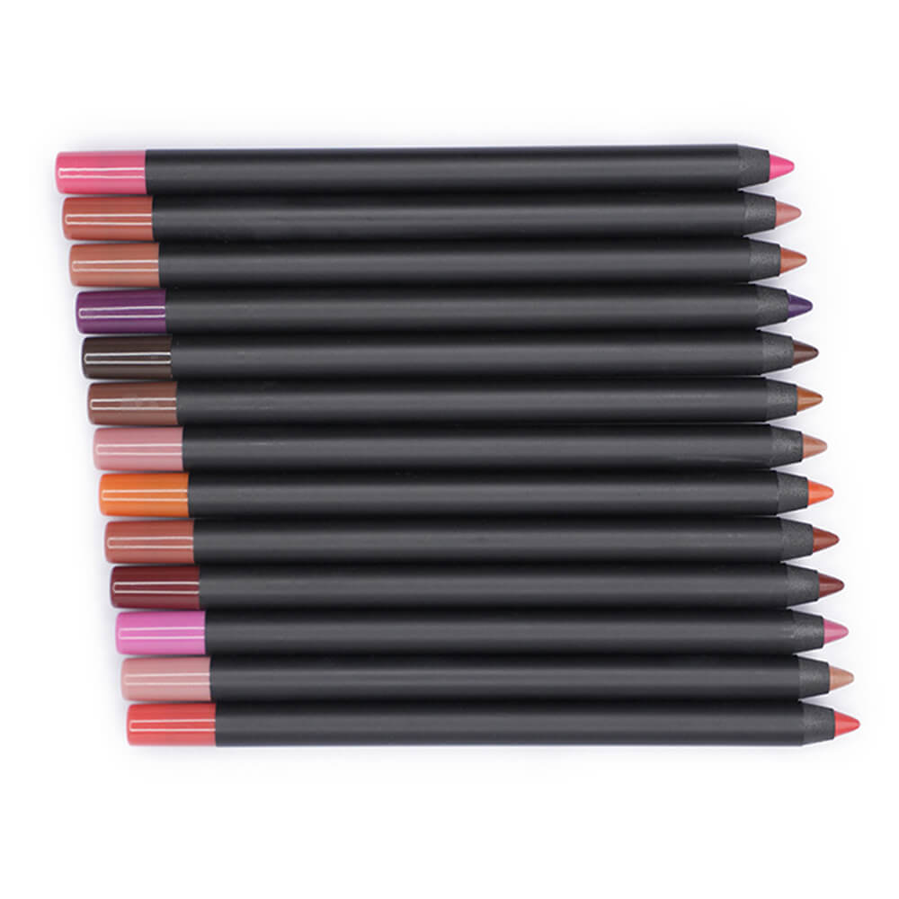 13 color lip liner high pigmented with knife sharpening waterproof