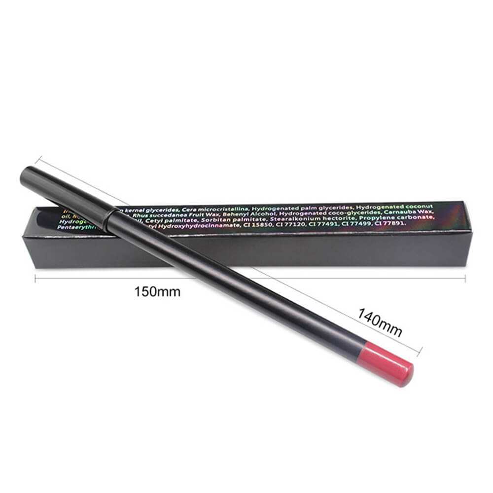 25 color lip liner matte lip color pencil black high pigmented private label
