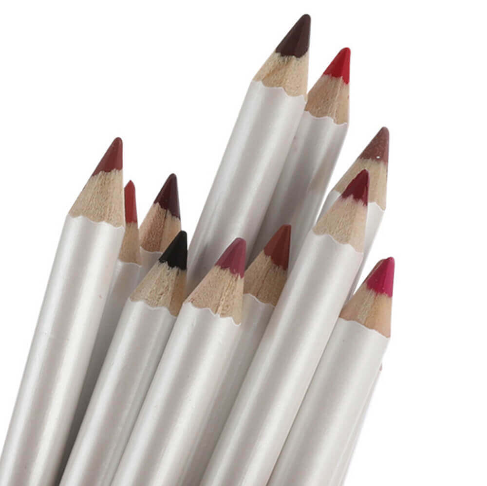 25 color matte lip liner lip color pencil white high pigmented