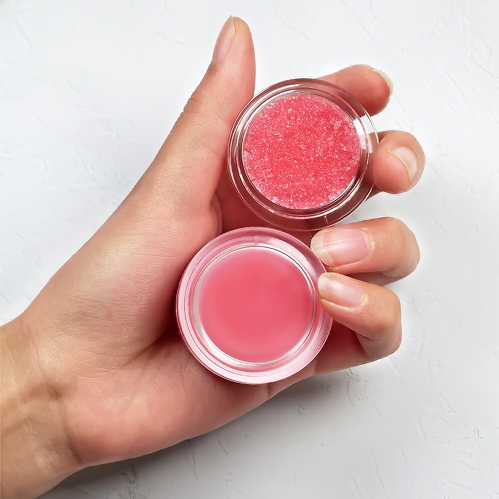 2 in 1 lip mask & lip scrub lip balm exfoliation moisturizing lip care
