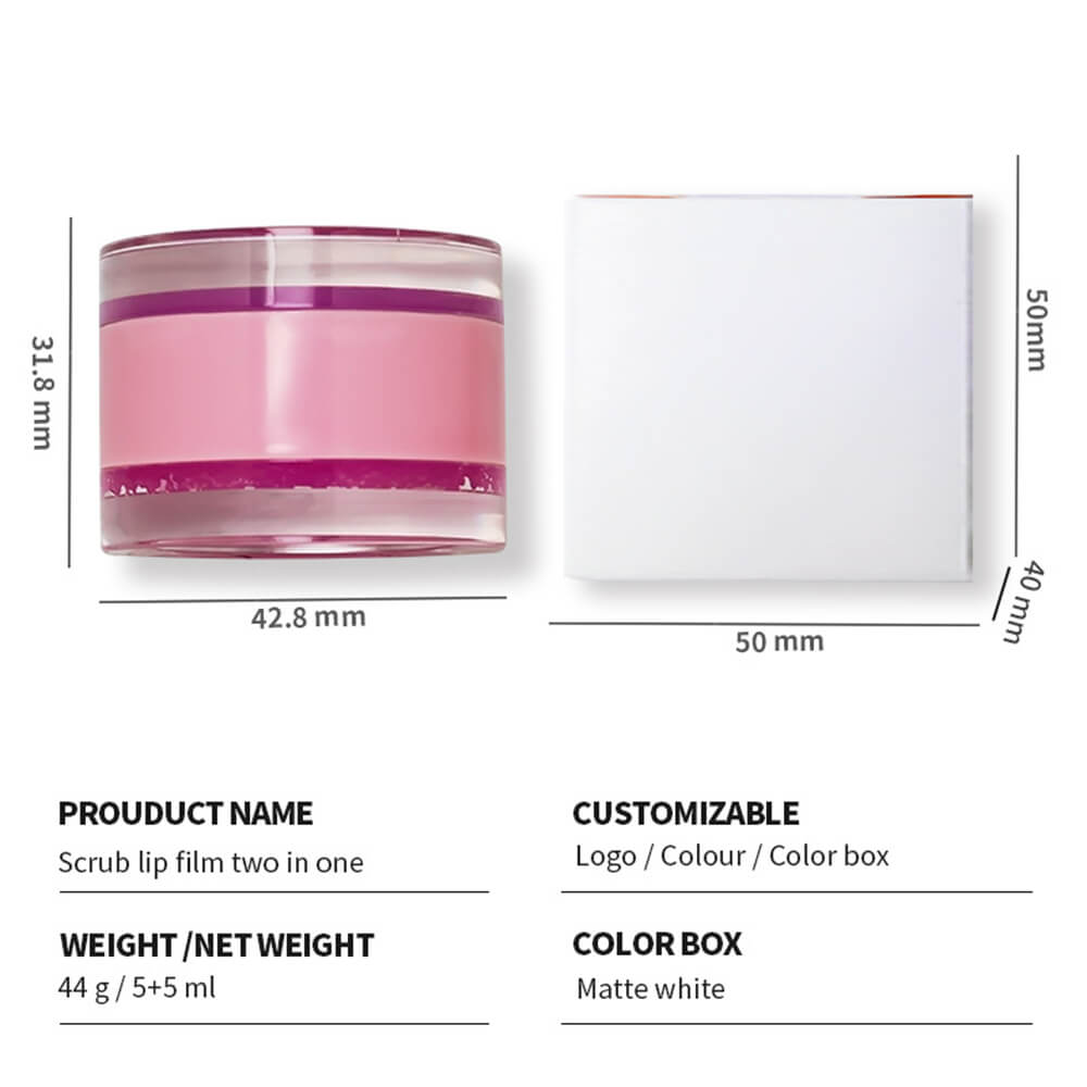 2 in 1 lip mask & lip scrub lip balm exfoliation moisturizing lip care