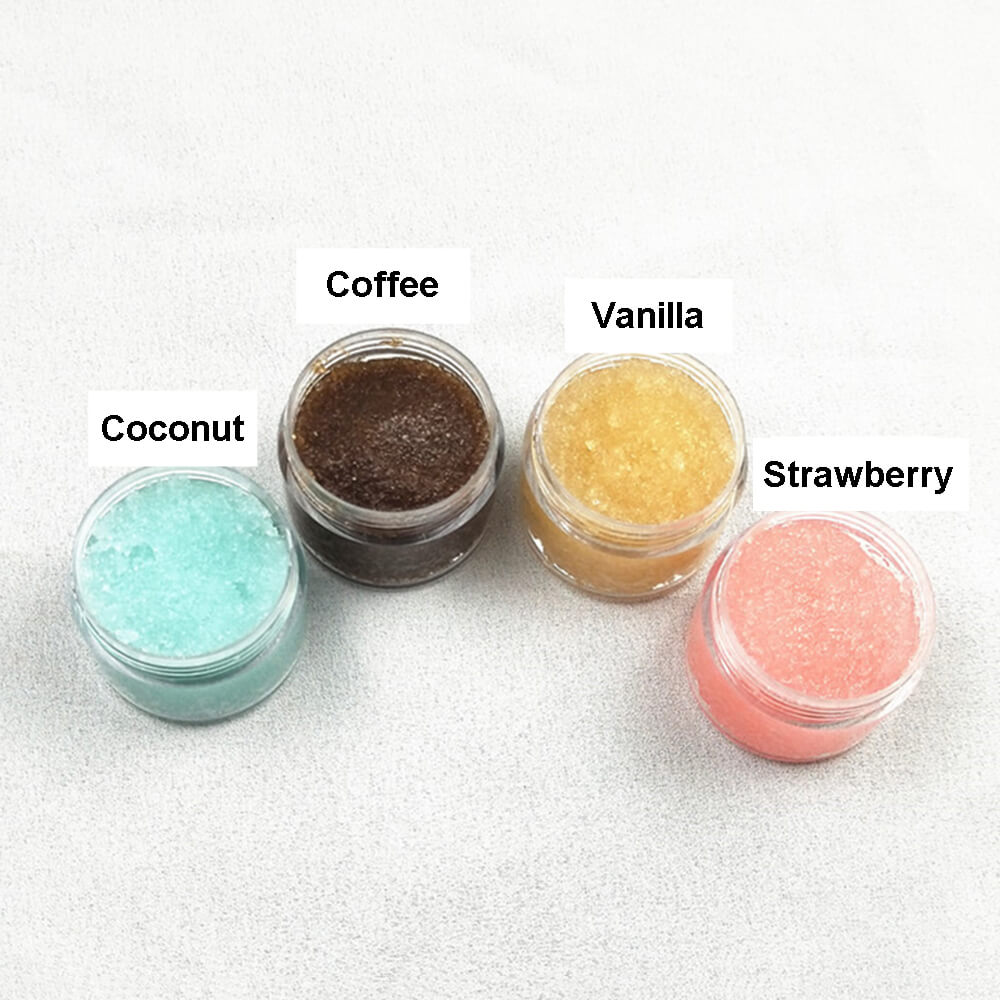 4 color lip scrub exfoliateng nourishing moisturizing lip care