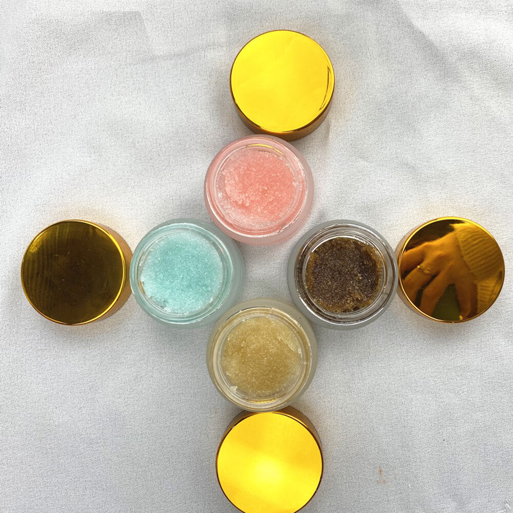 4 color lip scrub exfoliateng nourishing moisturizing lip care