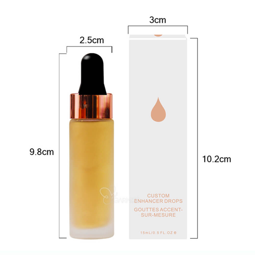 8 color liquid highlighter brighten shimmer high pigmented private label