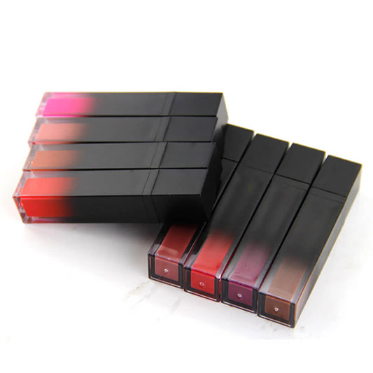 Gradiente antiadherente mate de lápiz labial líquido de 8 colores