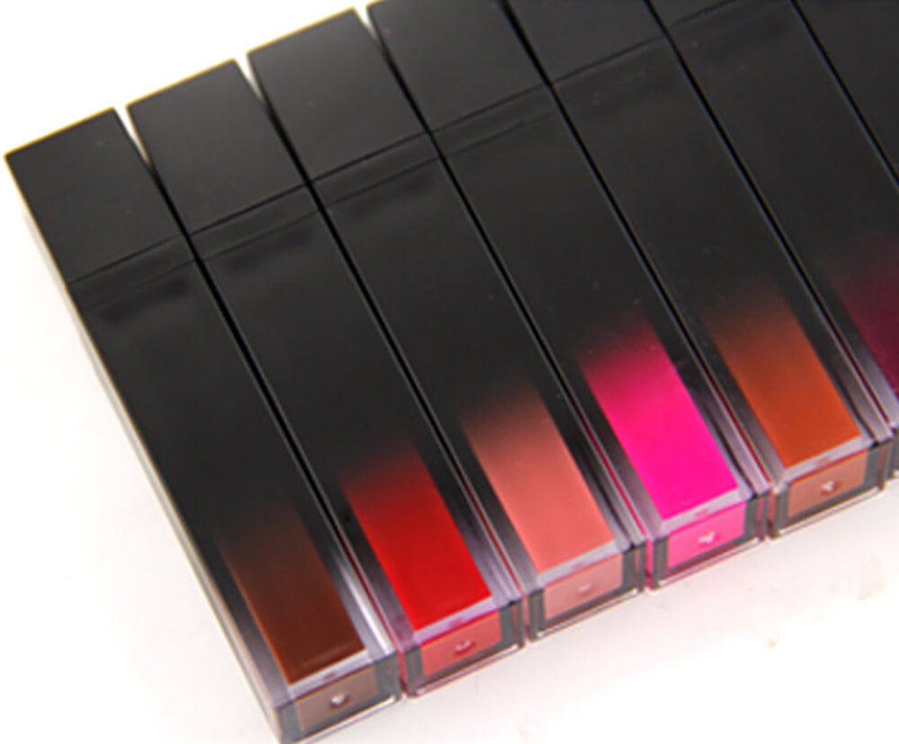 8 color liquid lipstick matte nonstick gradient tube