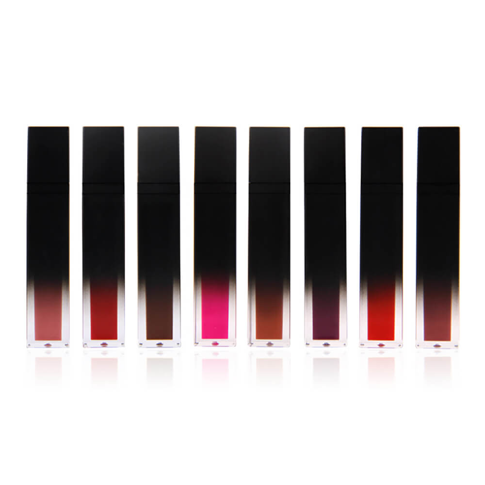 8 color liquid lipstick matte nonstick gradient tube