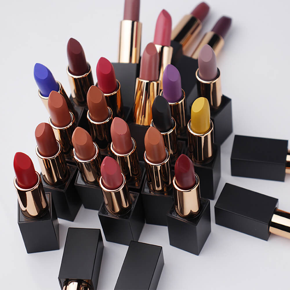 25 color matte lipstick moisturizing long lasting magnetic tube