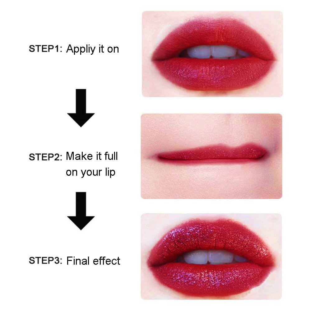 6 color matte liquid lipstick metallic chameleon long lasting waterproof