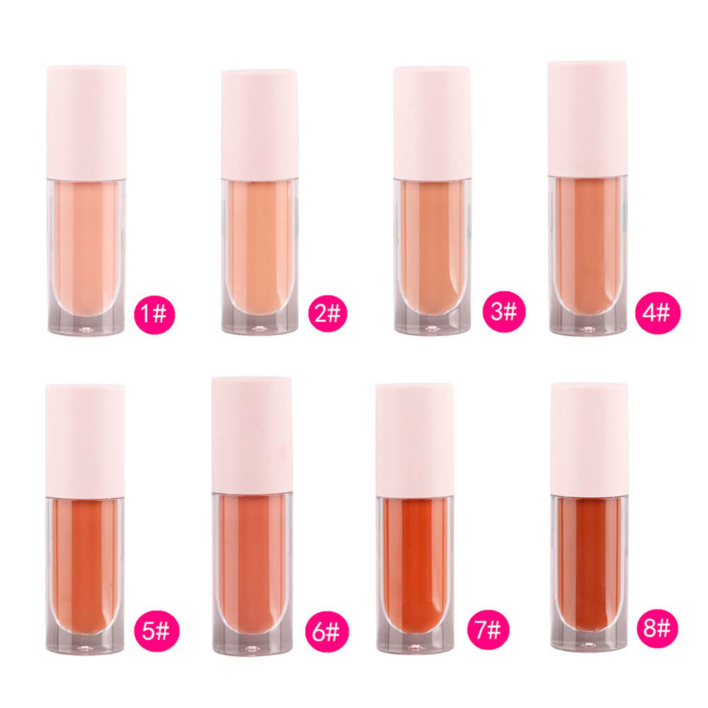 8 color liquid lipstick matte nonstick nude long lasting