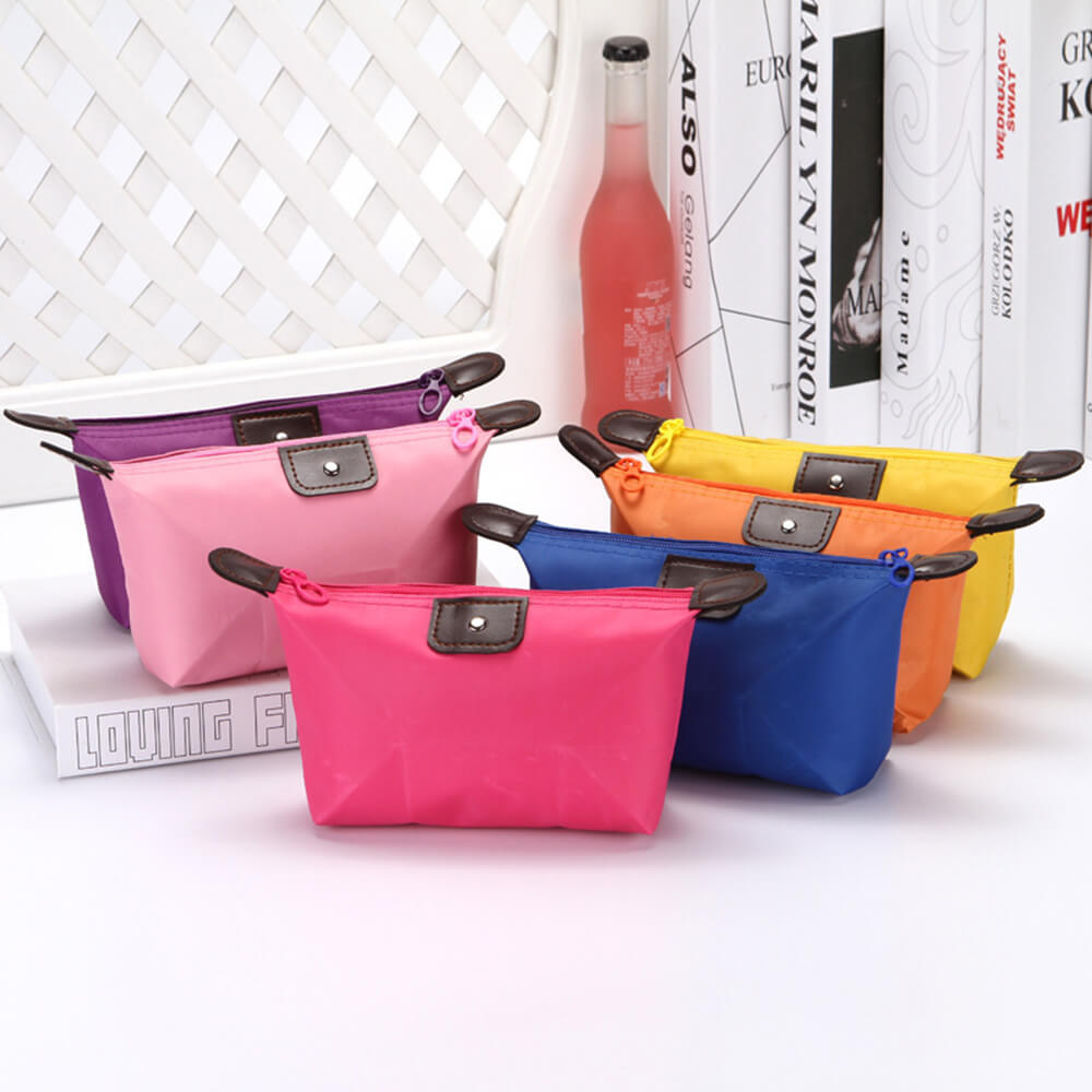 10 color makeup bag travel zipper storage bags waterproof nylon