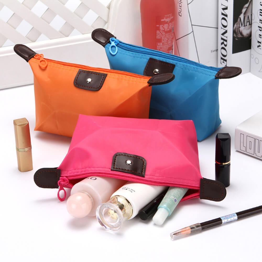 10 color makeup bag travel zipper storage bags waterproof nylon