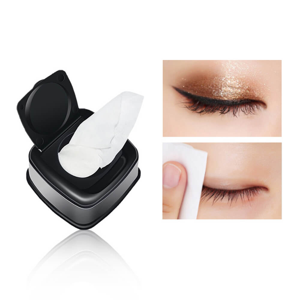Makeup wipes face cleansing remover pads vegan cotton 60 pcs