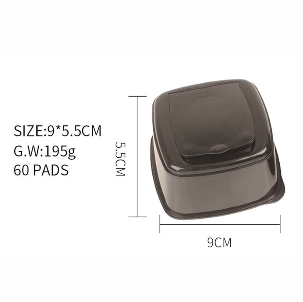 Makeup wipes face cleansing remover pads soft vegan cotton 60 pcs